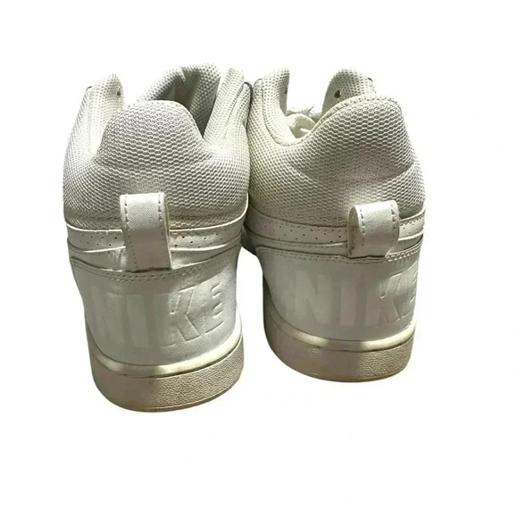 WOMENS WHITE NIKE HIGHTOP SNEAKERS - Picture 2 of 5